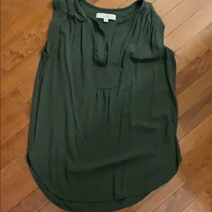 LOFT, XS, olive green, sleeveless top